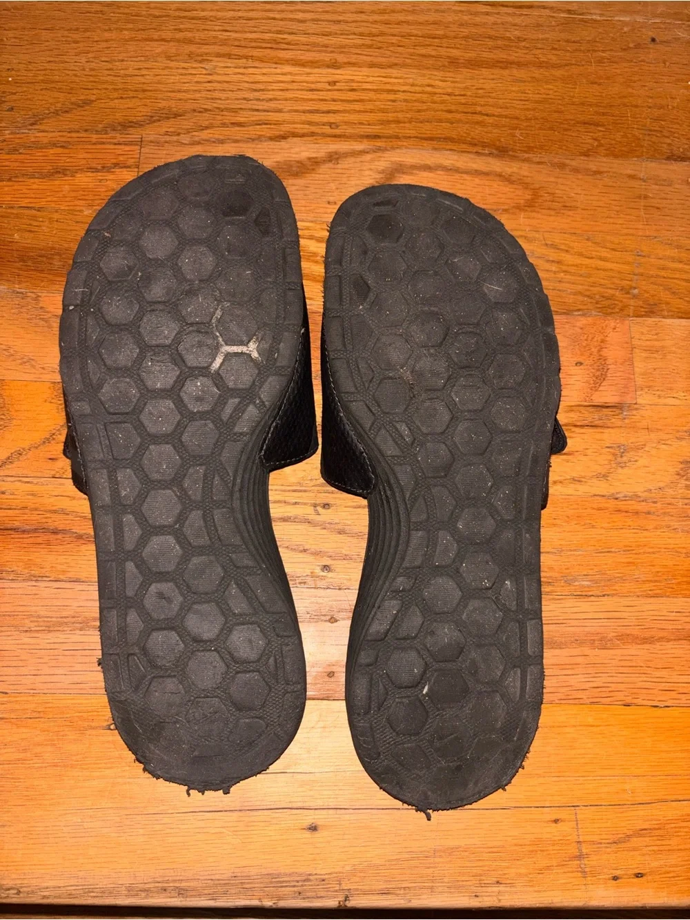Nike Black Men's Adjustable Slide Sandals